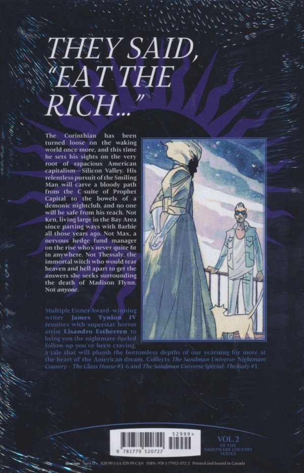 SANDMAN UNIVERSE NIGHTMARE COUNTRY VOL 02 THE GLASS HOUSE HC [9781779520722] **OFERTA SPECJALNA**