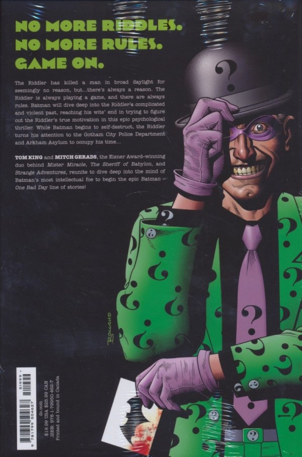 BATMAN ONE BAD DAY THE RIDDLER HC [VARIANT] [9781799504627]