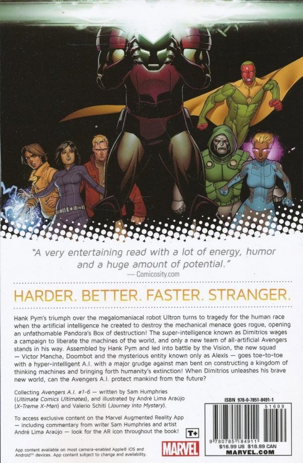 AVENGERS AI VOL 01 HUMAN AFTER ALL TP [9780785184911] **OFERTA SPECJALNA**