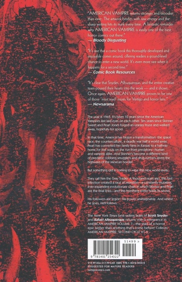 AMERICAN VAMPIRE VOL 07 TP [9781401254322] **OFERTA SPECJALNA**