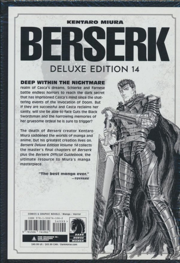 BERSERK DELUXE EDITION VOL 14 HC [9781506741062] **promocja TOMY**