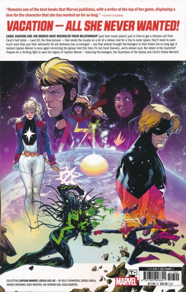 CAPTAIN MARVEL VOL 07 THE LAST OF THE MARVELS TP [9781302928841] **promocja TOMY**