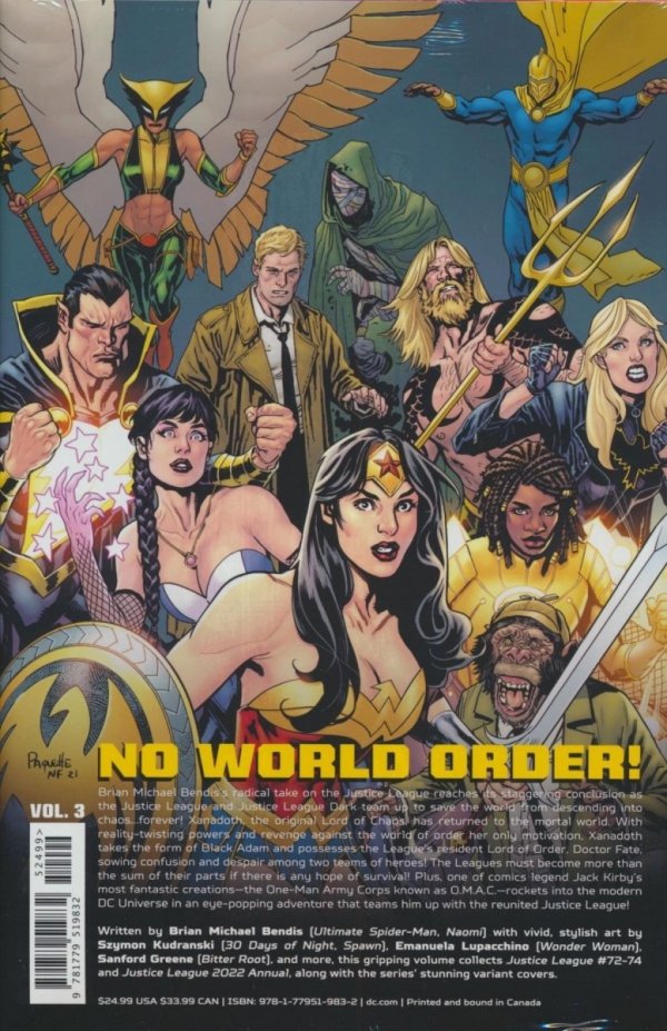 JUSTICE LEAGUE VOL 03 LEAGUES OF CHAOS HC [9781779519832] **promocja TOMY**