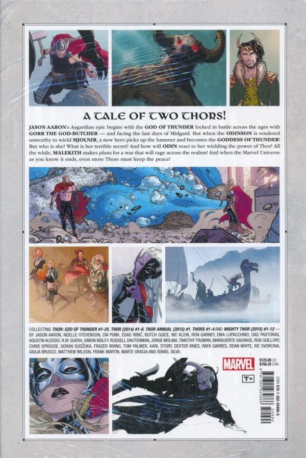 THOR BY JASON AARON OMNIBUS VOL 01 HC [VARIANT] [9781302934866] **OFERTA SPECJALNA**