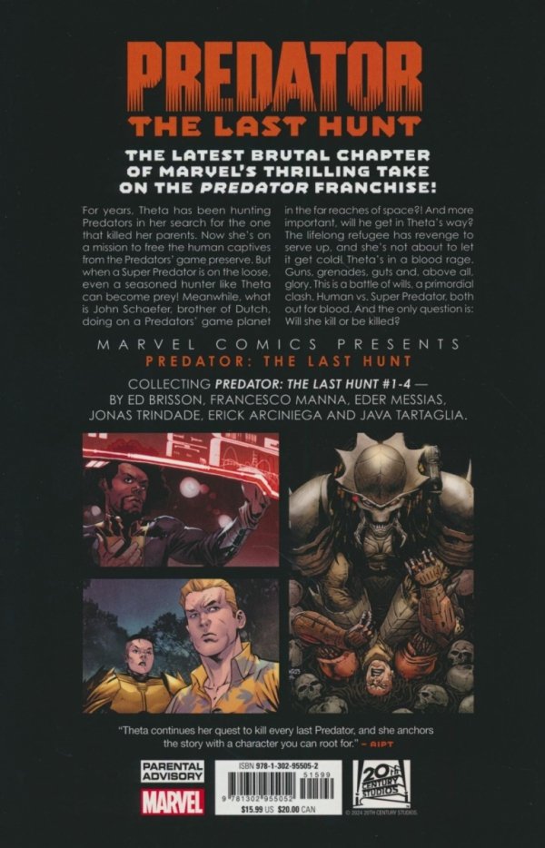 PREDATOR THE LAST HUNT TP [9781302955052] **promocja TOMY**