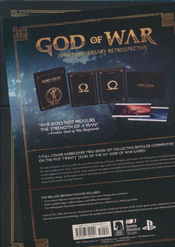 GOD OF WAR 20TH ANNIVERSARY RETROSPECTIVE DELUXE EDITION HC [9781506749440]