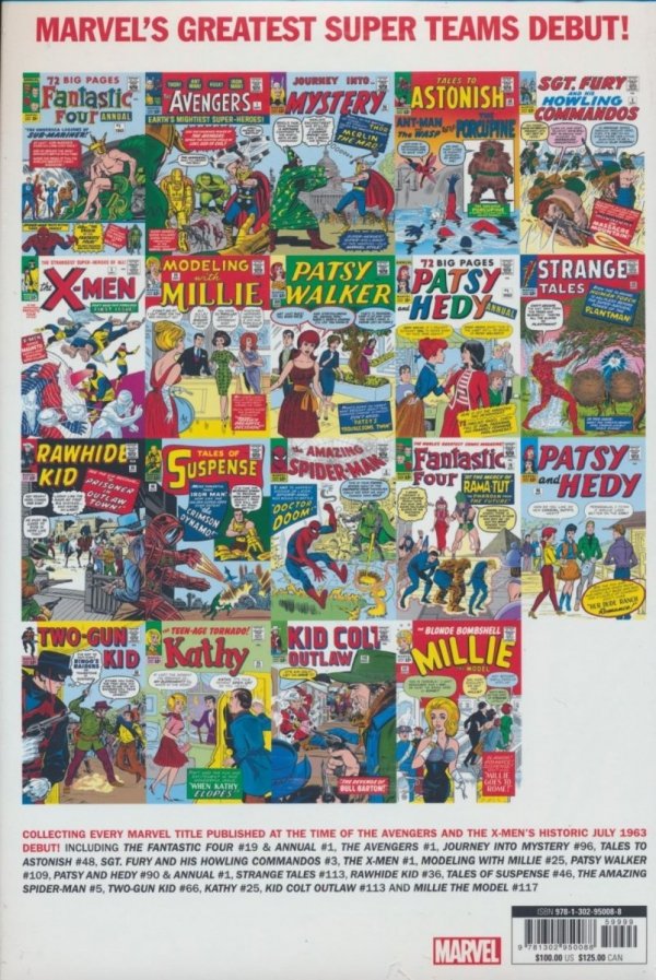 MARVEL JULY 1963 OMNIBUS HC [STANDARD] [9781302950088] **OFERTA SPECJALNA**