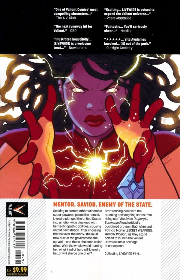 LIVEWIRE VOL 01 FUGITIVE TP [9781682153017]