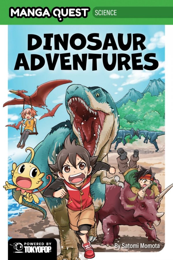 MANGA QUEST SCIENCE DINOSAUR ADVENTURES HC [9781427887139]
