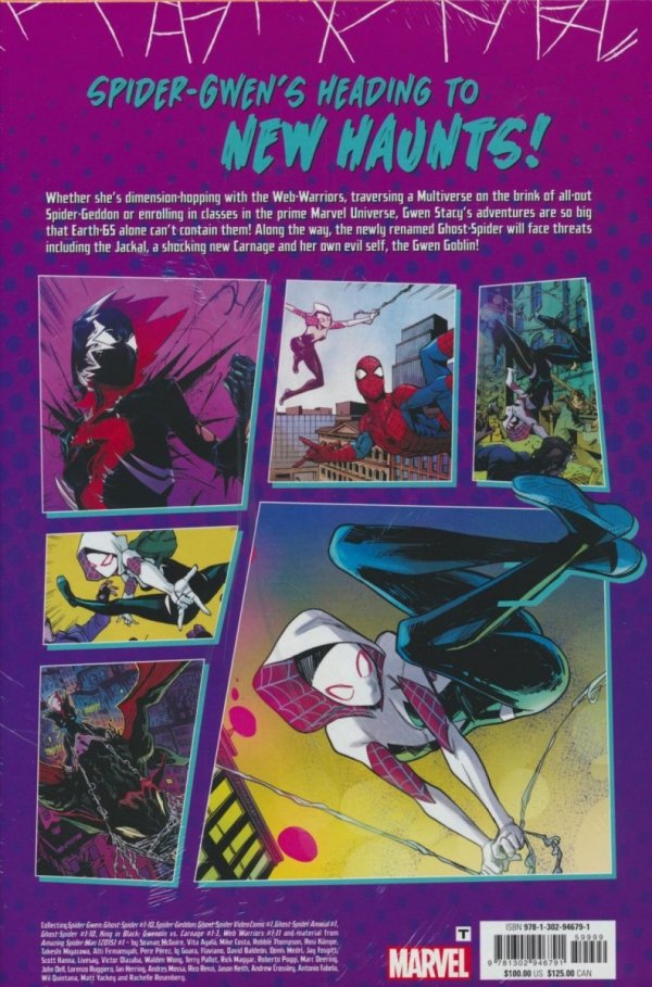 SPIDER-GWEN GHOST-SPIDER OMNIBUS HC [STANDARD] [9781302946791] **PROMOCJA TOMY**