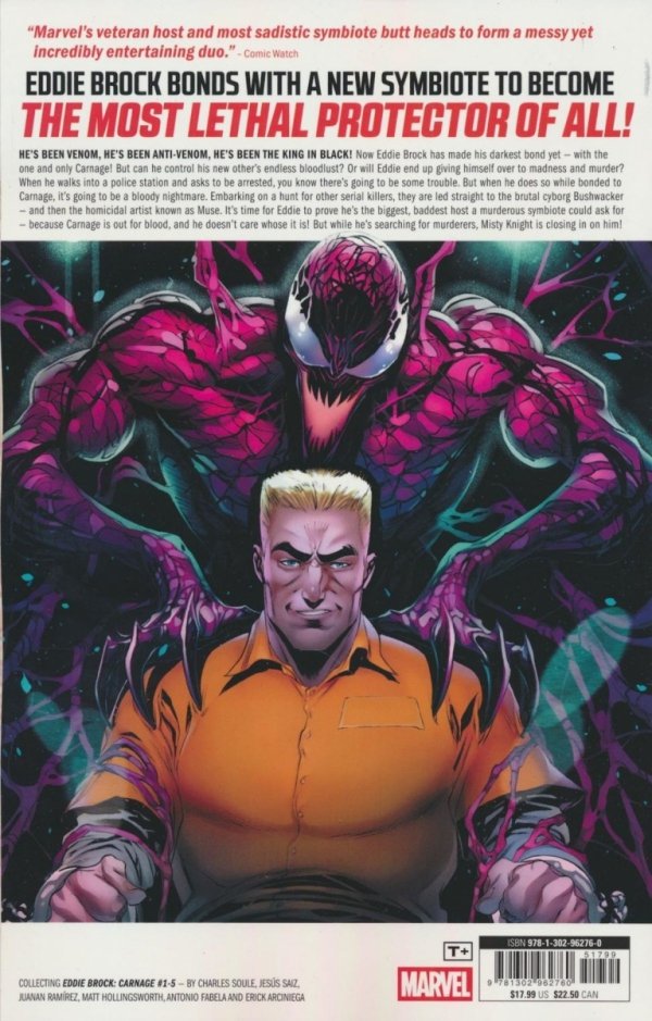 EDDIE BROCK CARNAGE VOL 01 KILLING ME TP [9781302962760]