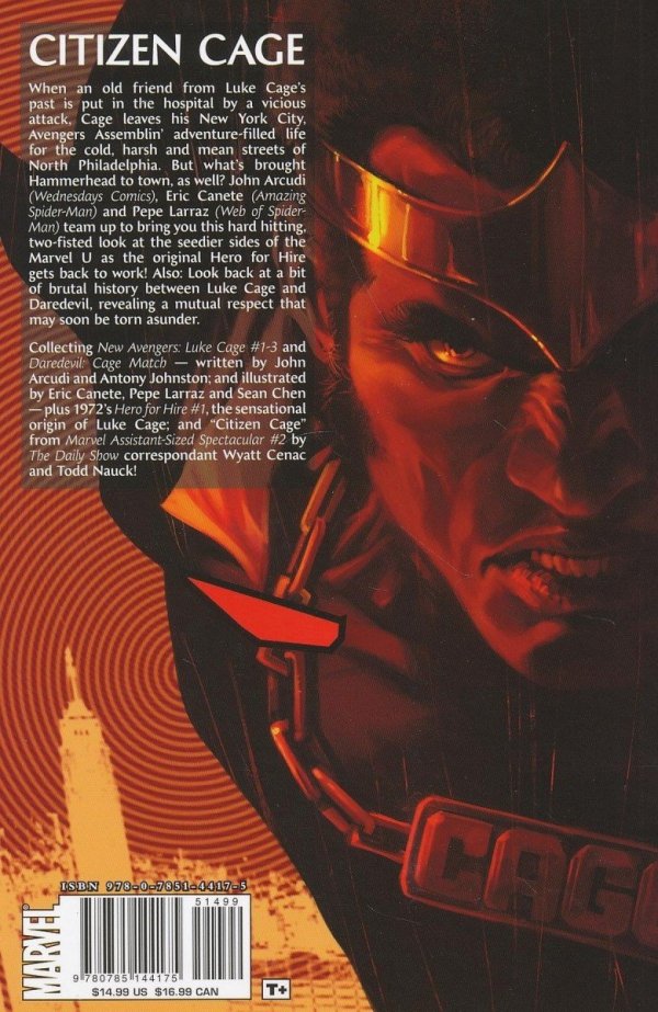 NEW AVENGERS LUKE CAGE TOWN WITHOUT PITY TP [9780785144175] **PROMOCJA TOMY**