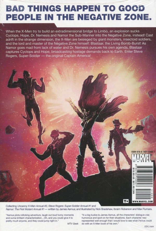 X-MEN STEVE ROGERS ESCAPE FROM THE NEGATIVE ZONE HC [9780785155607]