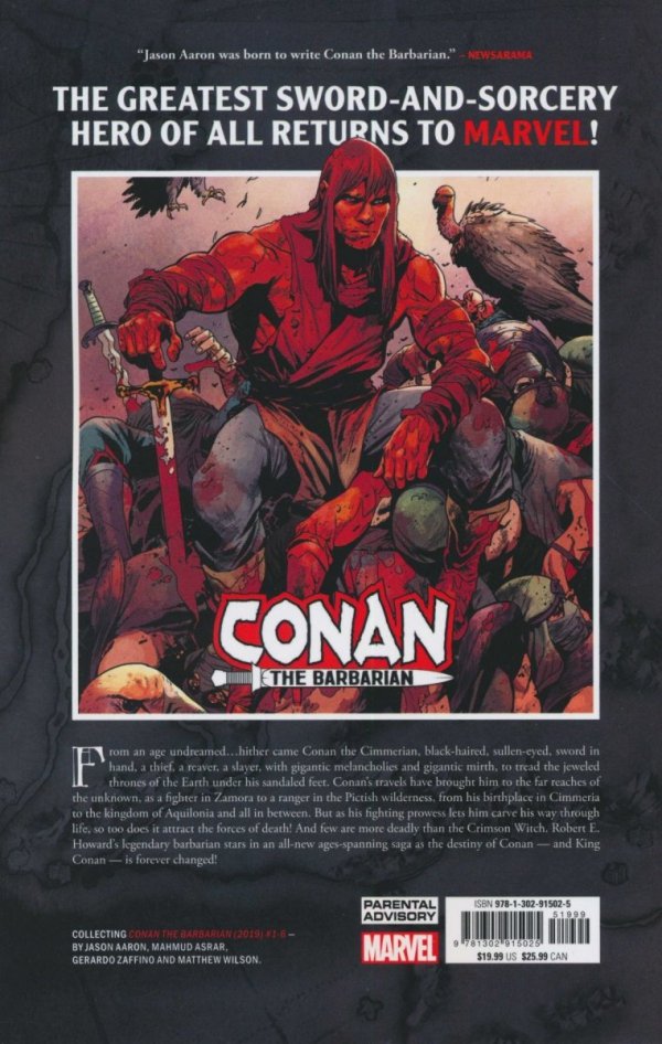 CONAN THE BARBARIAN VOL 01 THE LIFE AND DEATH OF CONAN PART 1 TP [9781302915025]