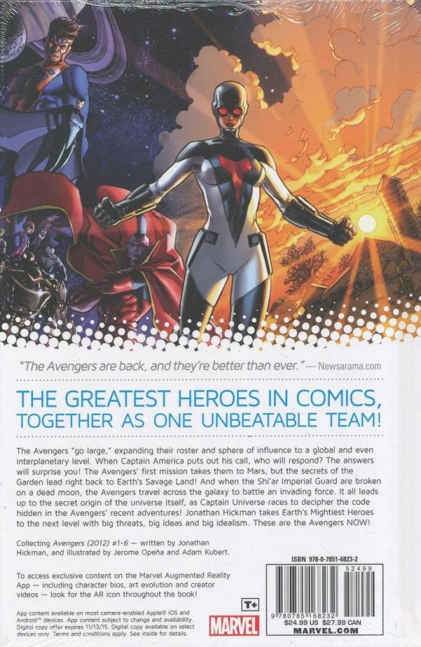 AVENGERS VOL 01 AVENGERS WORLD HC [9780785168232]