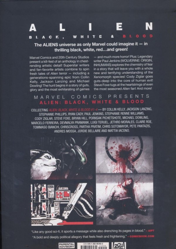 ALIEN BLACK WHITE AND BLOOD TREASURY EDITION TP [9781302957032]