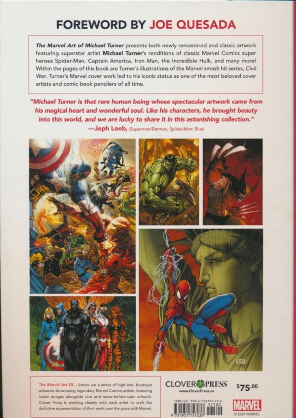 MARVEL ART OF MICHAEL TURNER HC [STANDARD] [9781951757236] **promocja TOMY**