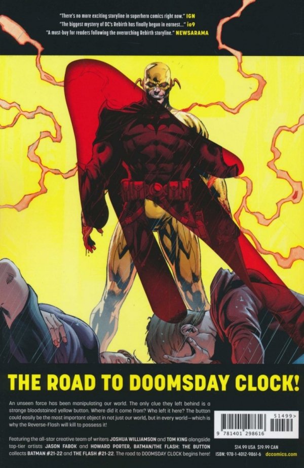 BATMAN THE FLASH THE BUTTON TP [9781401298616]