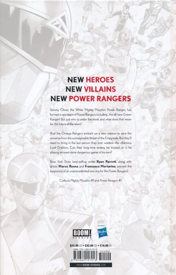 MIGHTY MORPHIN POWER RANGERS VOL 01 HC [9781684157013]