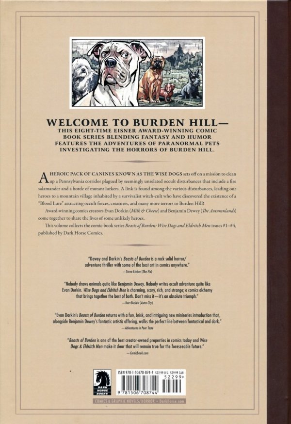 BEASTS OF BURDEN WISE DOGS AND ELDRITCH MEN HC [9781506708744] **promocja STOCK SALE**