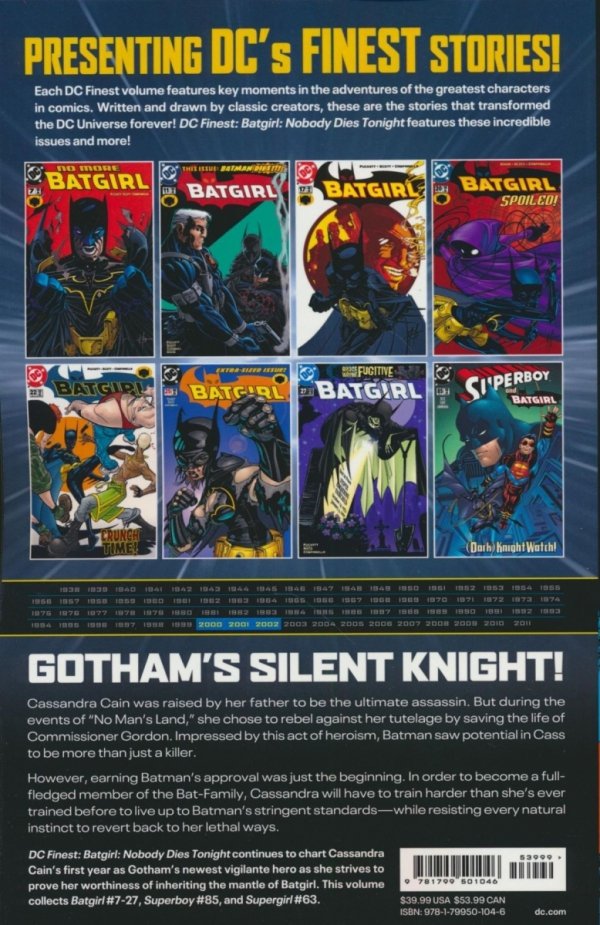 DC FINEST BATGIRL NOBODY DIES TONIGHT TP [9781799501046]