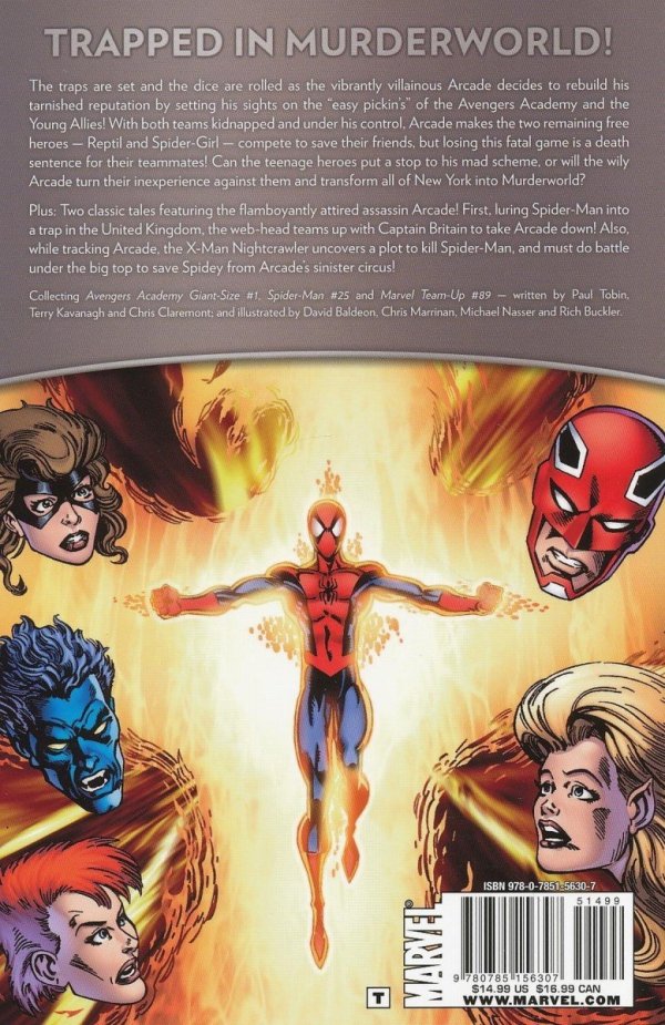AVENGERS ACADEMY ARCADE DEATH GAME TP [9780785156307] **OFERTA SPECJALNA**