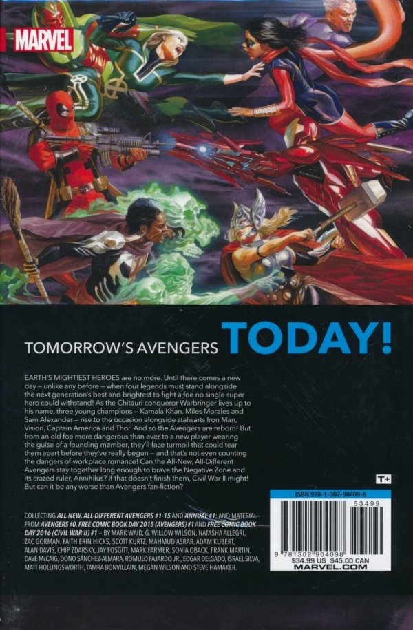 ALL-NEW ALL-DIFFERENT AVENGERS HC [9781302904098] **OFERTA SPECJALNA**