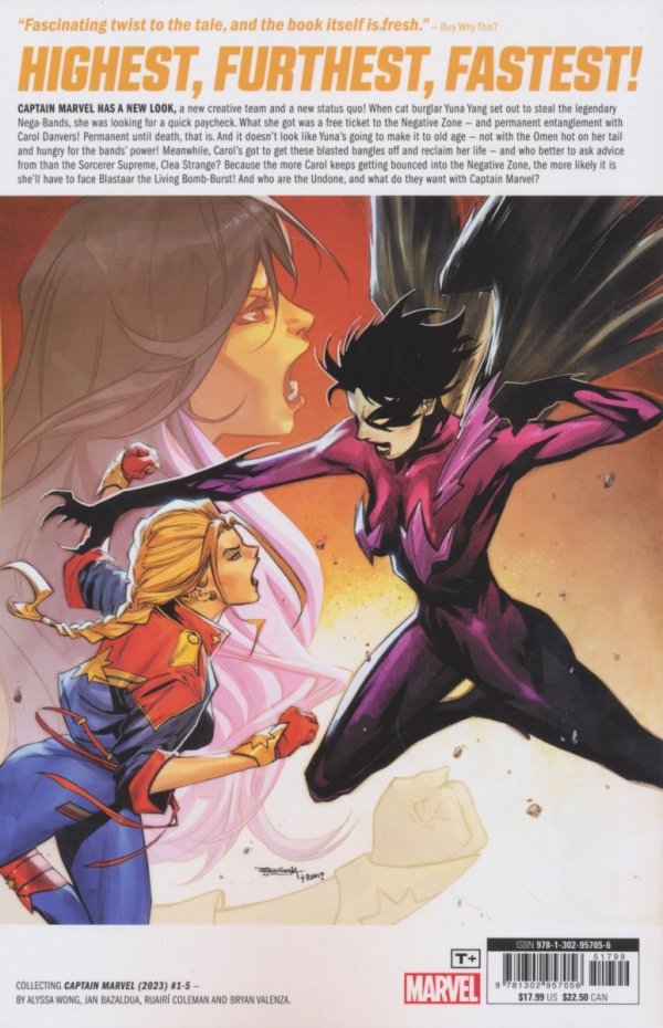 CAPTAIN MARVEL VOL 01 THE OMEN TP [9781302957056] **promocja STOCK SALE**