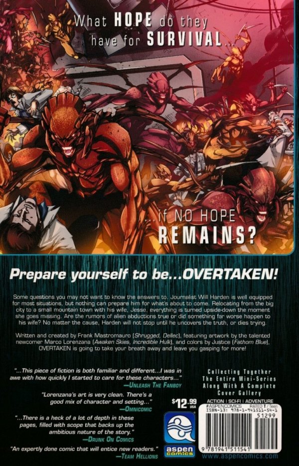 OVERTAKEN VOL 01 TP [9781941511541] **promocja TOMY**