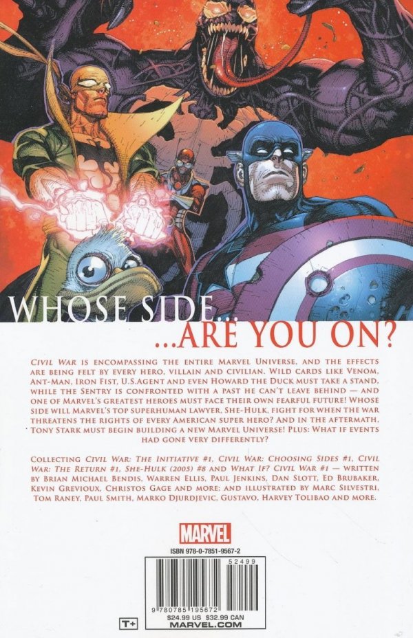 CIVIL WAR MARVEL UNIVERSE TP [9780785195672] **OFERTA SPECJALNA**