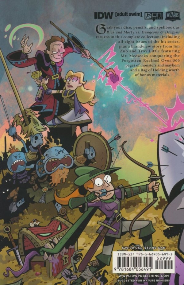 RICK AND MORTY VS DUNGEONS AND DRAGONS COMPLETE ADVENTURES TP [9781684056491] **promocja STOCK SALE**