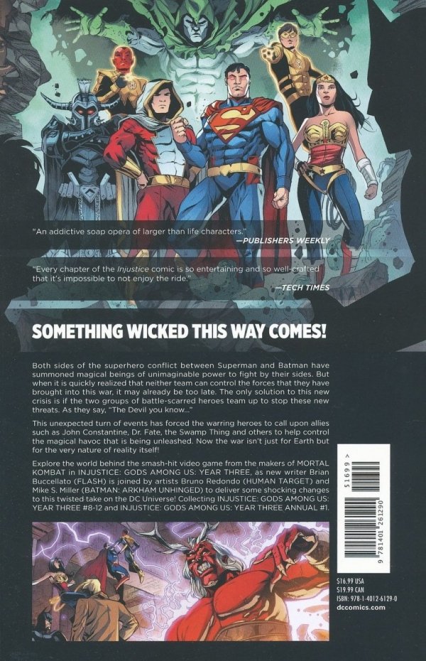 INJUSTICE GODS AMONG US YEAR 3 VOL 02 TP [9781401261290] **promocja TOMY**