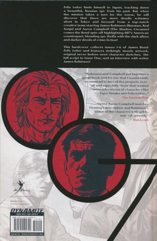 JAMES BOND FELIX LEITER HC [9781524104702] **promocja TOMY**
