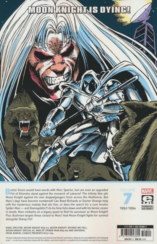 MOON KNIGHT EPIC COLLECTION DEATH WATCH TP [9781302953805] **promocja STOCK SALE**