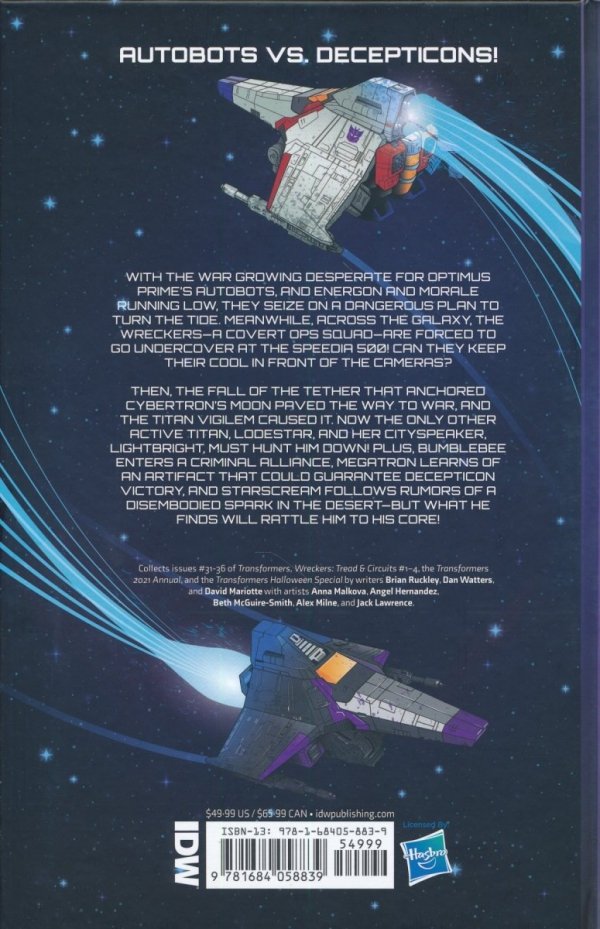 TRANSFORMERS VOL 05 HORRORS NEAR AND FAR HC [9781684058839]