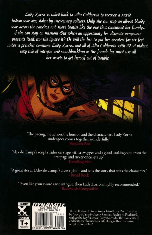 LADY ZORRO BLOOD AND LACE TP [9781606907894] **OFERTA SPECJALNA**