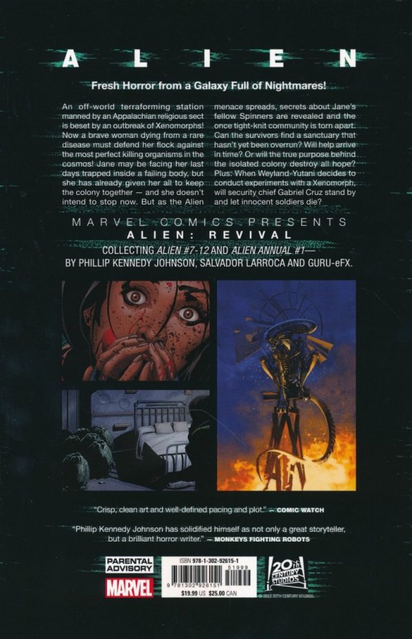 ALIEN VOL 02 REVIVAL TP [9781302926151]