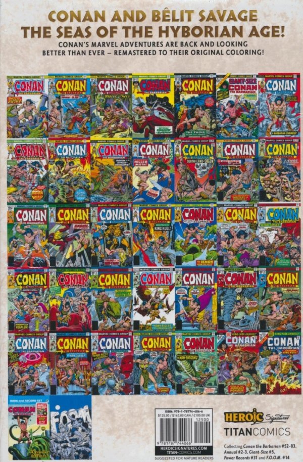 CONAN THE BARBARIAN THE ORIGINAL COMICS OMNIBUS VOL 03 HC [VARIANT] [9781787744066] **promocja TOMY**