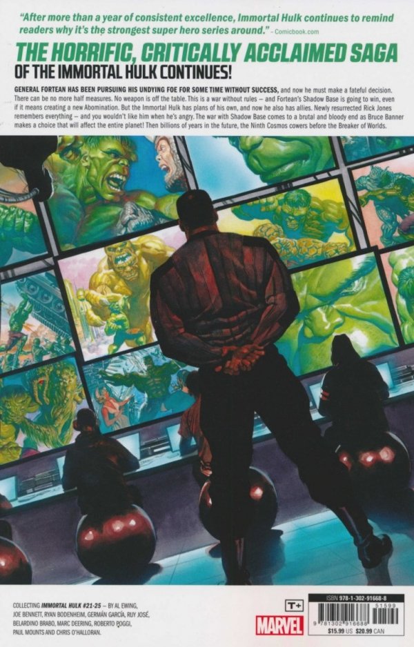 IMMORTAL HULK VOL 05 BREAKER OF WORLDS TP [9781302916688]