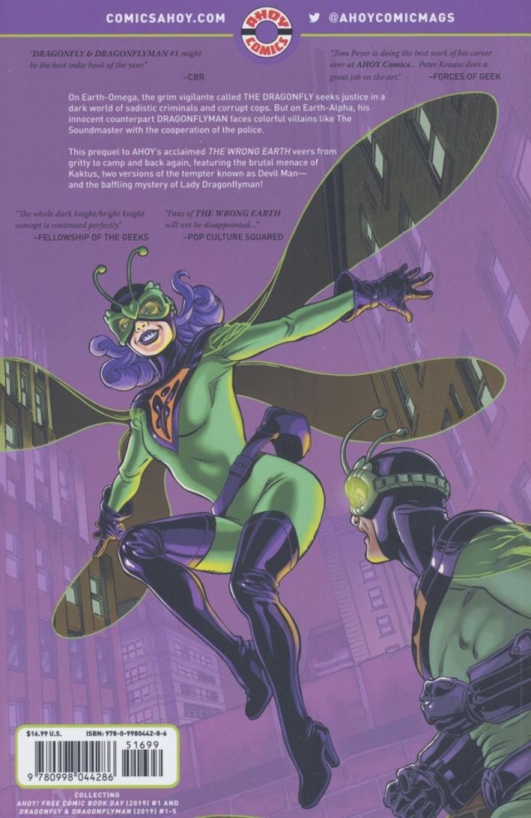 DRAGONFLY AND DRAGONFLYMAN VOL 01 TP [9780998044286]