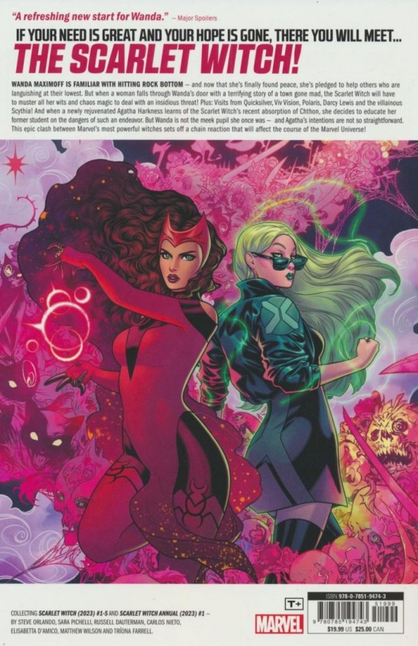 SCARLET WITCH VOL 01 THE LAST DOOR TP [9780785194743] **promocja TOMY**