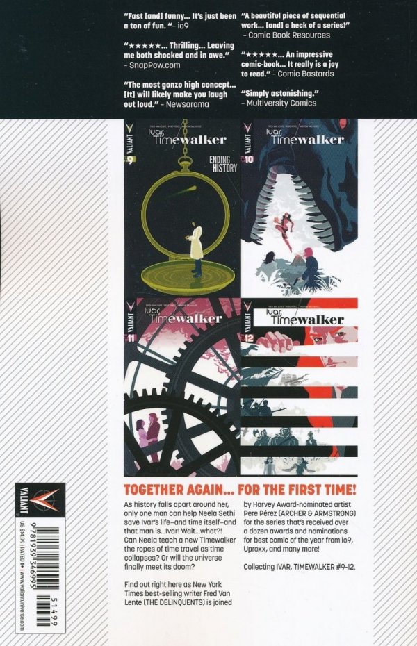 IVAR TIMEWALKER VOL 03 ENDING HISTORY TP [9781939346995]