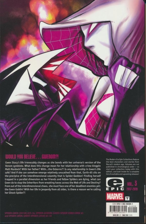 SPIDER-GWEN GHOST-SPIDER MODERN ERA EPIC COLLECTION GWENOM TP [9781302965891]