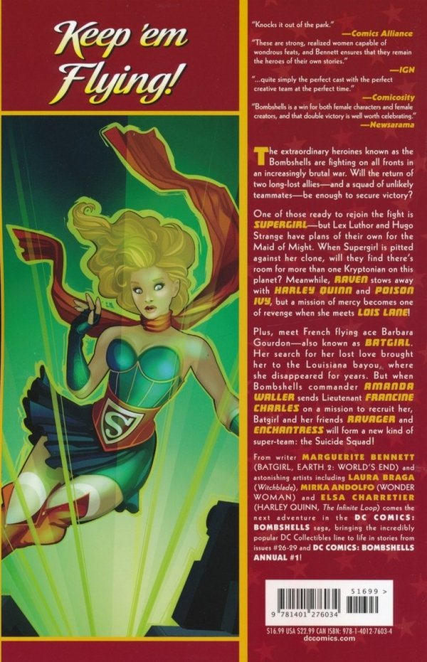 DC COMICS BOMBSHELLS VOL 05 THE DEATH OF ILLUSION TP [9781401276034] **promocja TOMY**