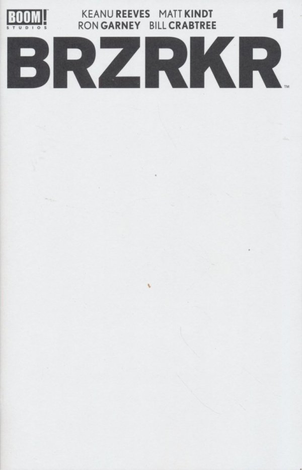 BRZRKR #01 CVR E [BLANK] [84428400795501051]