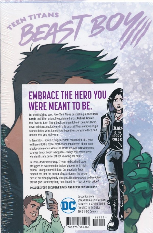 TEEN TITANS RAVEN TEEN TITANS BEAST BOY HC [9781779507068]