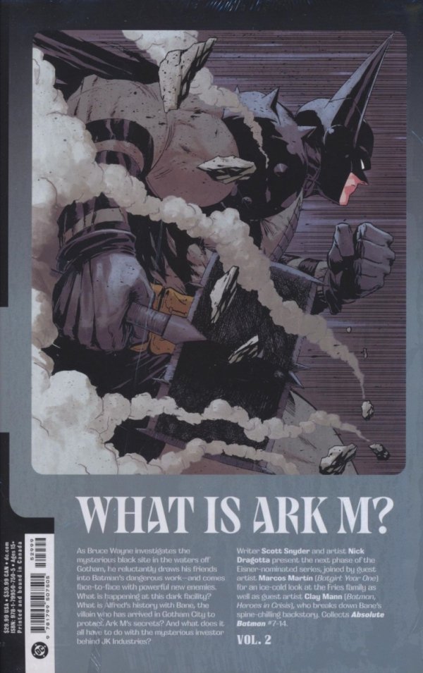 ABSOLUTE BATMAN VOL 02 ABOMINATION HC [9781799507505]
