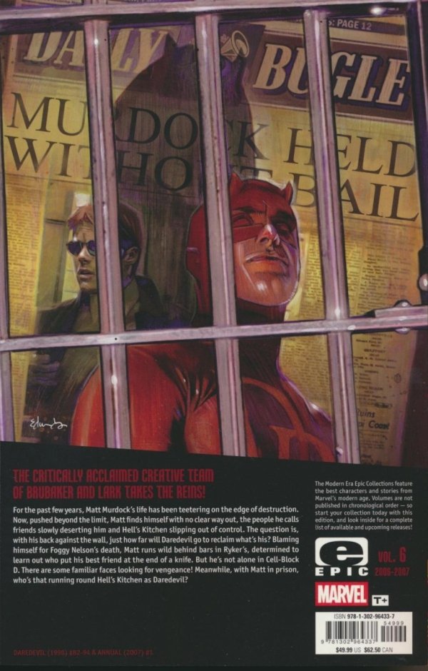 DAREDEVIL MODERN ERA EPIC COLLECTION THE DEVIL IN CELL-BLOCK D TP [9781302964337]