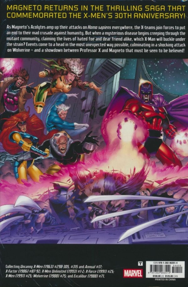 X-MEN FATAL ATTRACTIONS OMNIBUS HC [VARIANT] [9781302963514]