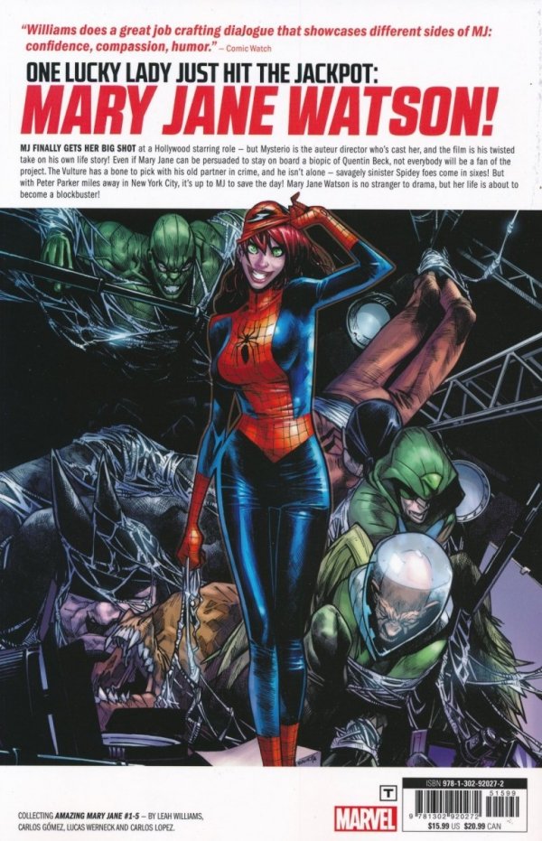 AMAZING MARY JANE VOL 01 DOWN IN FLAMES UP IN SMOKE TP [9781302920272] **OFERTA SPECJALNA**